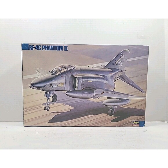 Hasegawa RF-4C Phantom II 1/72 Model Jet Airplane Kit OPEN BOX Complete 04110 - Picture 1 of 6